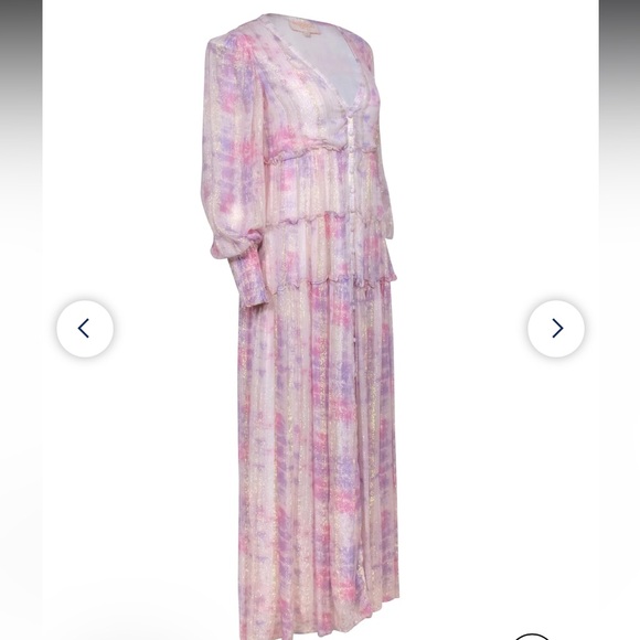 NWT Rococo Sand Metallic Etre Maxi Dress - Picture 3 of 8